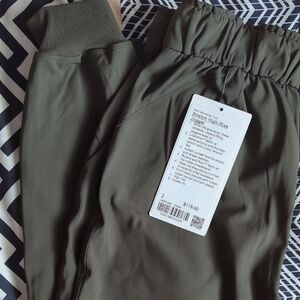 NWT lululemon athletica Olive Green High-Rise Pants